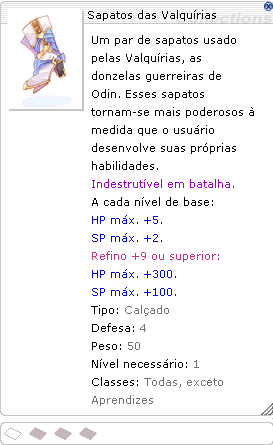 Sapatos das Valquírias